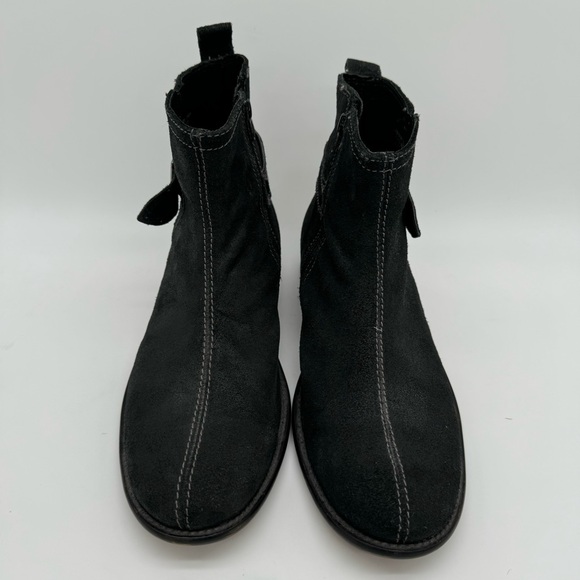Red Tape “Cyril” Black Suede Boots Size 10 - Picture 3 of 12